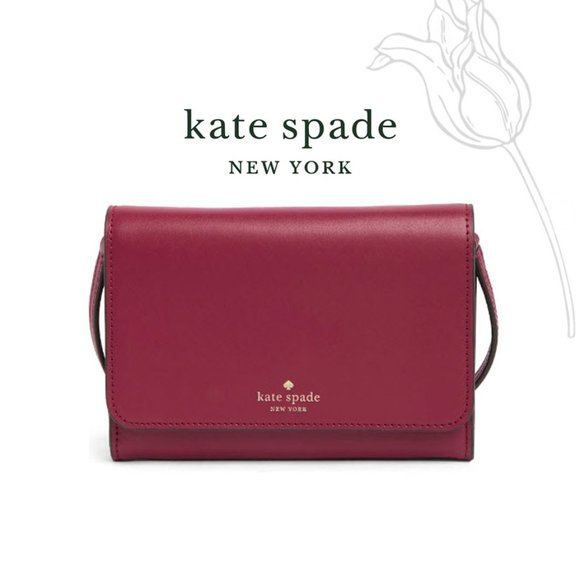 kate spade Kerri Crossbody Cranberry Cocktail Bag - Picture 1 of 10